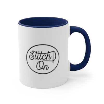 Stitch On! Accent Mug 11oz