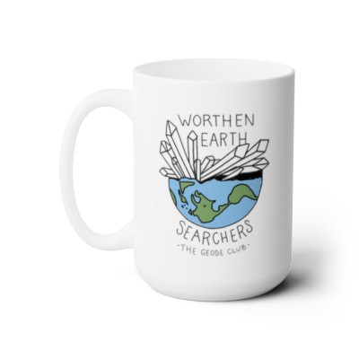 Left Handed Worthen Earth Searchers Ceramic Mug 15oz