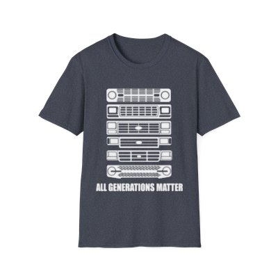 All Generations of Bronco Matter T-Shirt