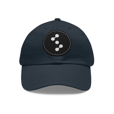 Stohn Coin Hat with Leather Patch (Round)