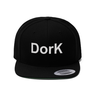 DorK Hat Unisex Flat Bill Hat
