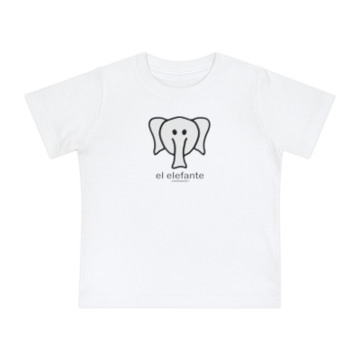 Toddler Elefante Short Sleeve T-Shirt - Light Colors