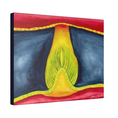 The Cupula - Canvas Print - Vestibular System Watercolor Series 2 of 4