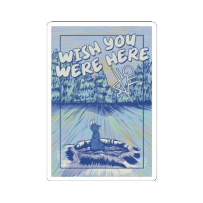 "Wish you were here" (Javi) - Kiss-Cut Stickers