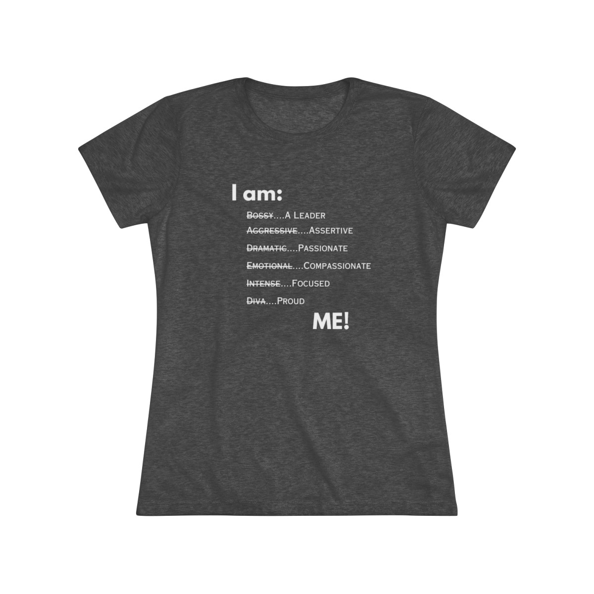  Women's WORDS Triblend Tee  product thumbnail image