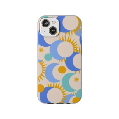 Abstract Flowers Flexi Cases For iPhone and Samsung