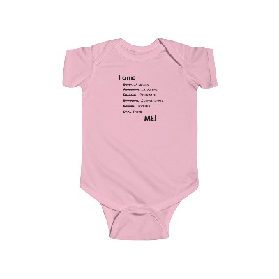 Women's Words Infant Fine Jersey Bodysuit