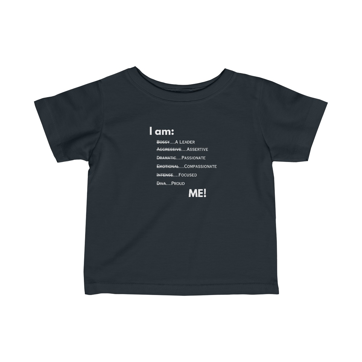Women's Words Infant Fine Jersey Tee product thumbnail image