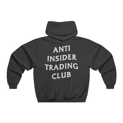 Wave Anti-Insider Trading Club Hoodie (Black)