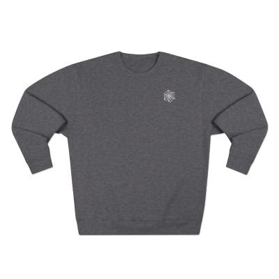 Premium Crewneck Sweatshirt (White Logo)