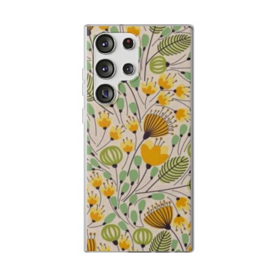 Digital Print Flowers Flexi Cases for iPhone and Samsung!