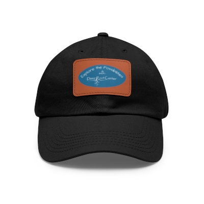 DRC LOGO - Explore the Possibilities - Dad Hat with Leather Patch (Rectangle)