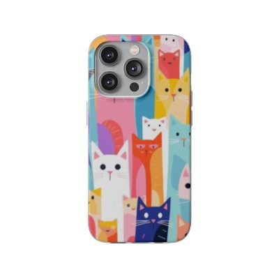 Cute Kitten Flexi Cases 3 For iPhone and Samsung