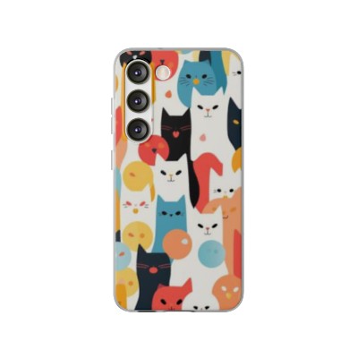 Cute Kitten Flexi Cases 4 For iPhone and Samsung