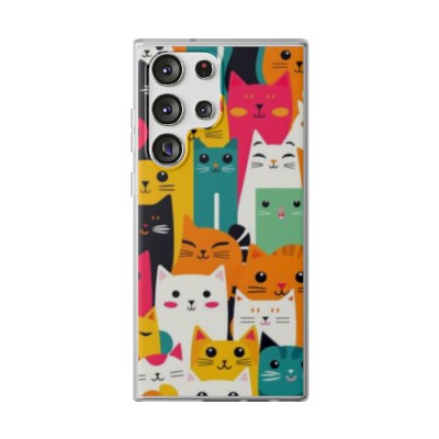 Cute Kitten Flexi Cases 6 for iPhone and Samsung