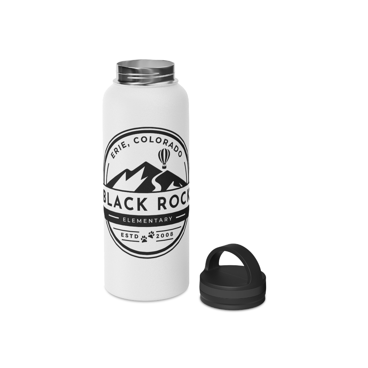 Black Rock Stainless Steel Water Bottle, Handle Lid product thumbnail image