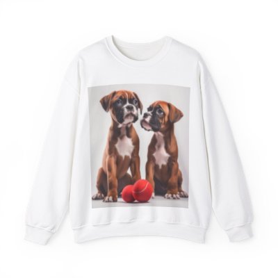 Adorable Boxer Puppies -  Unisex Heavy Blend™ Crewneck Sweatshirt