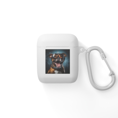 Happy Boxer Dog With Goggles - AirPods and AirPods Pro Case Cover