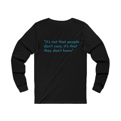 Skyline and quote...Unisex Jersey Long Sleeve Tee