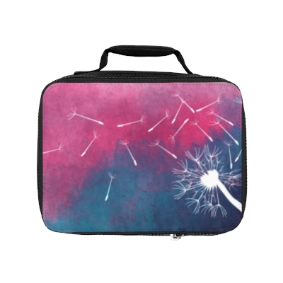 Lunch Bag/Bag For Lunch/Abstract/Dandelion Flower/Abstract Dandelion Print Lunch Bag