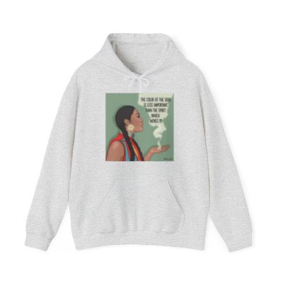 "The color of the skin" Hooded Sweatshirt