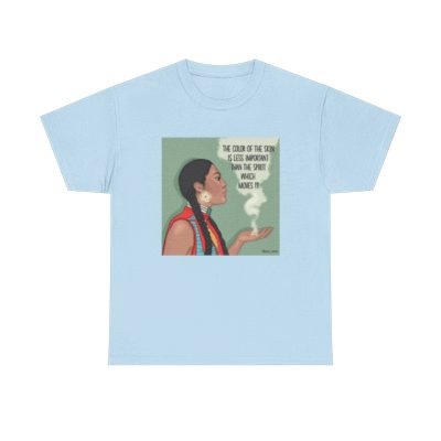 "The color of the skin" Unisex Heavy Cotton Tee