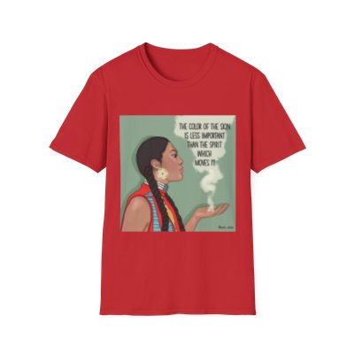 "The color of the skin" Unisex Softstyle T-Shirt