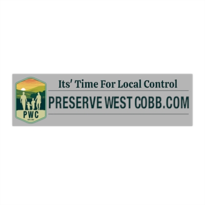 Preserve West Cobb Bumper Sticker