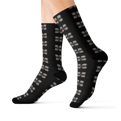 Black Geaux Hard Fit Logo Socks