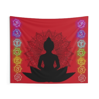 Buddha, Mandala, Chakra, Meditation, Indoor Wall Tapestries