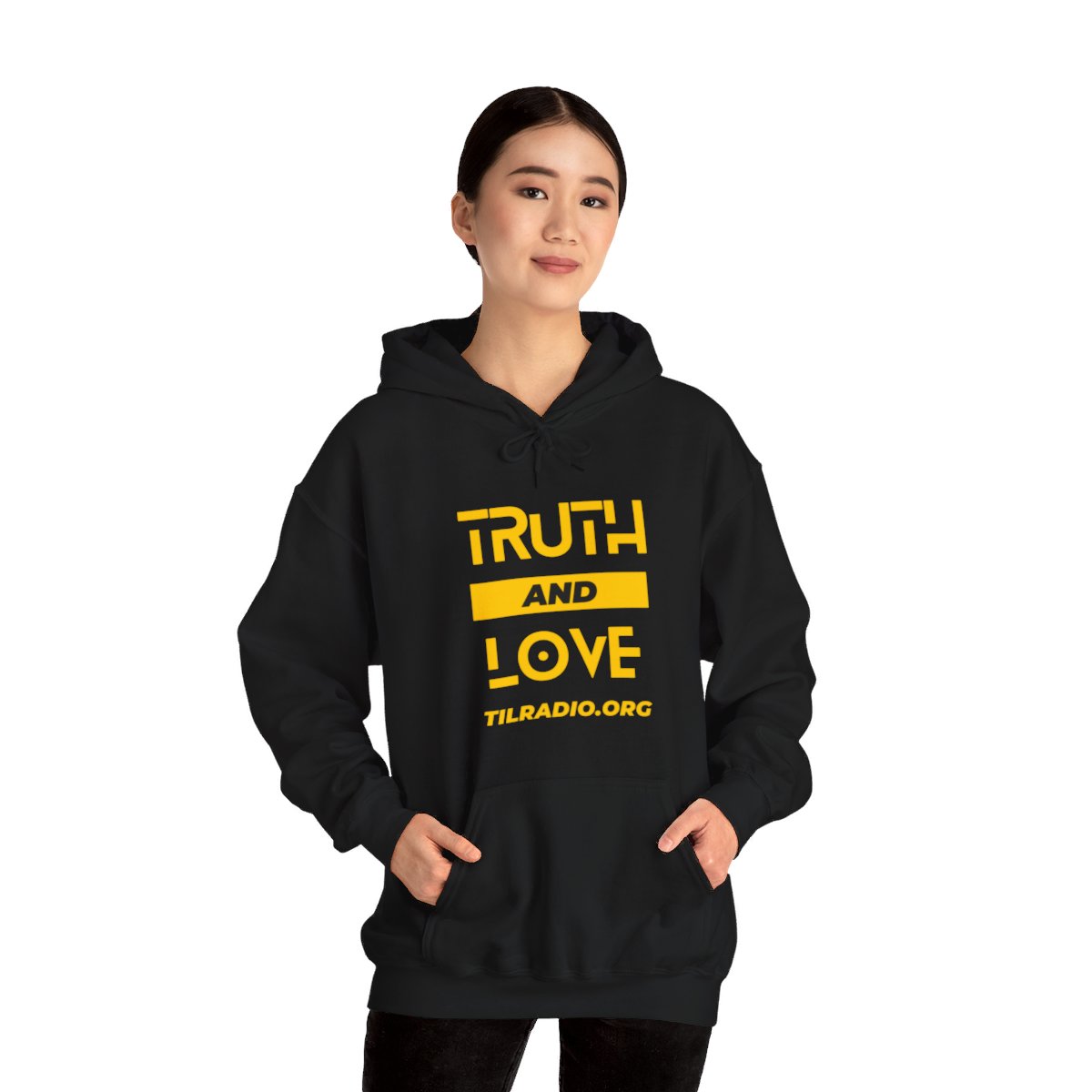 Truth and Love - Unisex Heavy Blend™ Hooded Sweatshirt  product thumbnail image