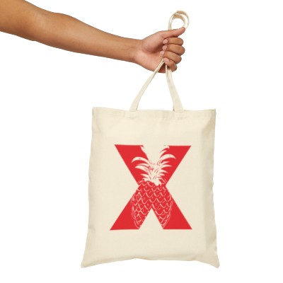 TEDx Delray Pineapple Cotton Canvas Tote Bag