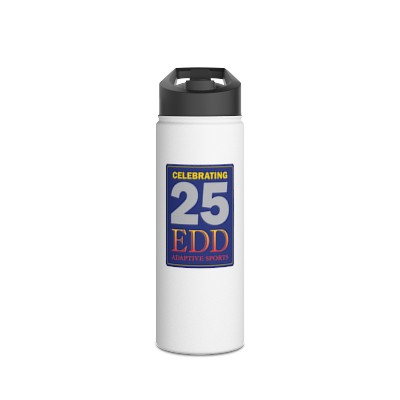 EDD 25th Anniversary Stainless Steel Water Bottle, Standard Lid