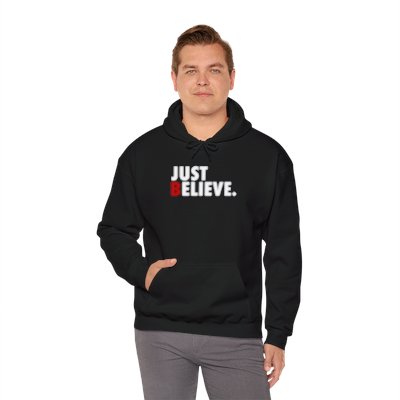 Just Believe - BLK Unisex Heavy Blend™ Hooded Sweatshirt