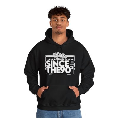 Hip Hop Since the 90's - BLK Unisex Heavy Blend™ Hooded Sweatshirt