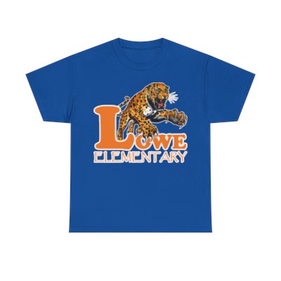 Lowe Leaping Leopard Adult Heavy Cotton Tee