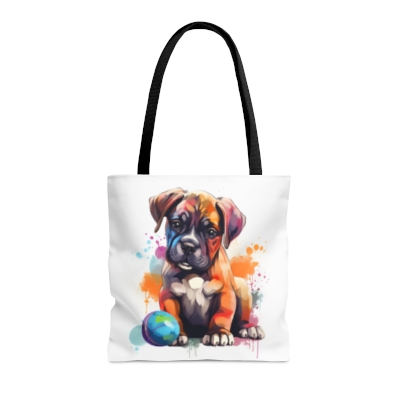 Boxer Puppy Color - Tote Bag (AOP)