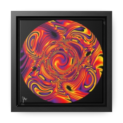 Orb 6 Gallery Canvas Wrap, Square Frame