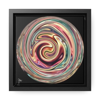 Orb 7 Gallery Canvas Wrap, Square Frame