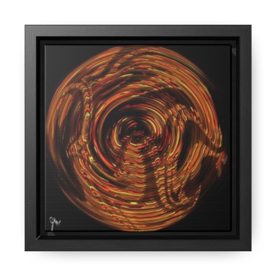 Orb 9 Gallery Canvas Wrap, Square Frame