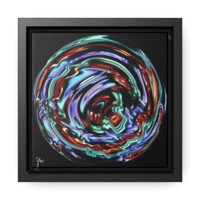 Orb 4 Gallery Canvas Wrap, Square Frame