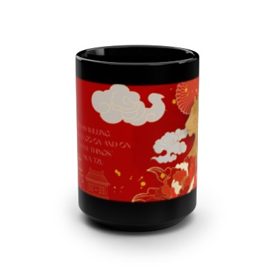 The Art of War Quote - If the Mind is Willing, the Flesh Could Go On - 15 oz Mug