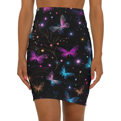Butterflies and Fireflies - Women's Mini Skirt (AOP)