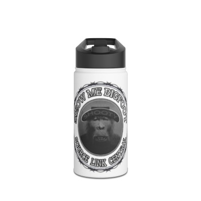 Show Me Bigfoot Stainless Steel Water Bottle, Standard Lid