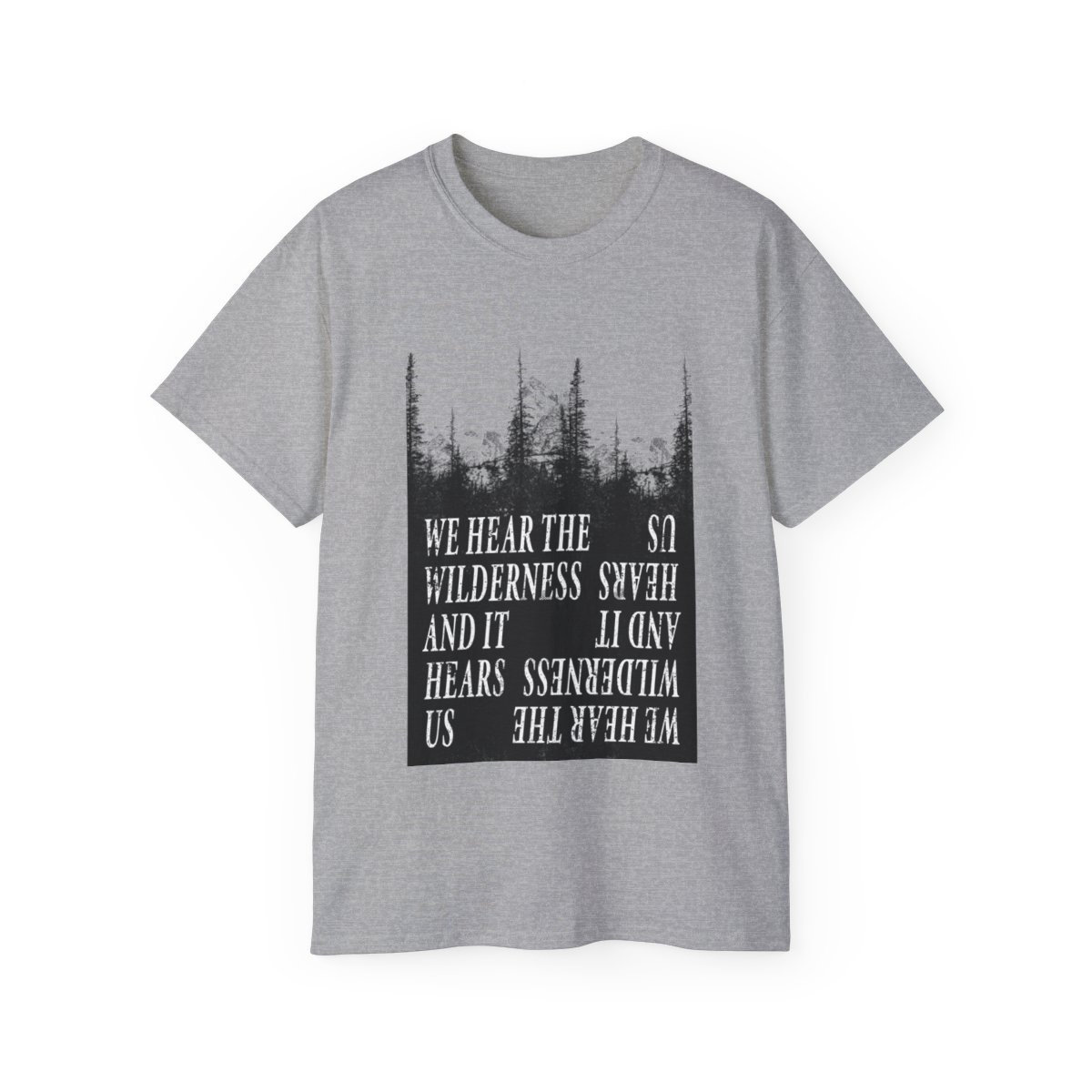 "We Hear the Wilderness and It Hears Us" Yellowjackets - Unisex Ultra Cotton Tee product thumbnail image