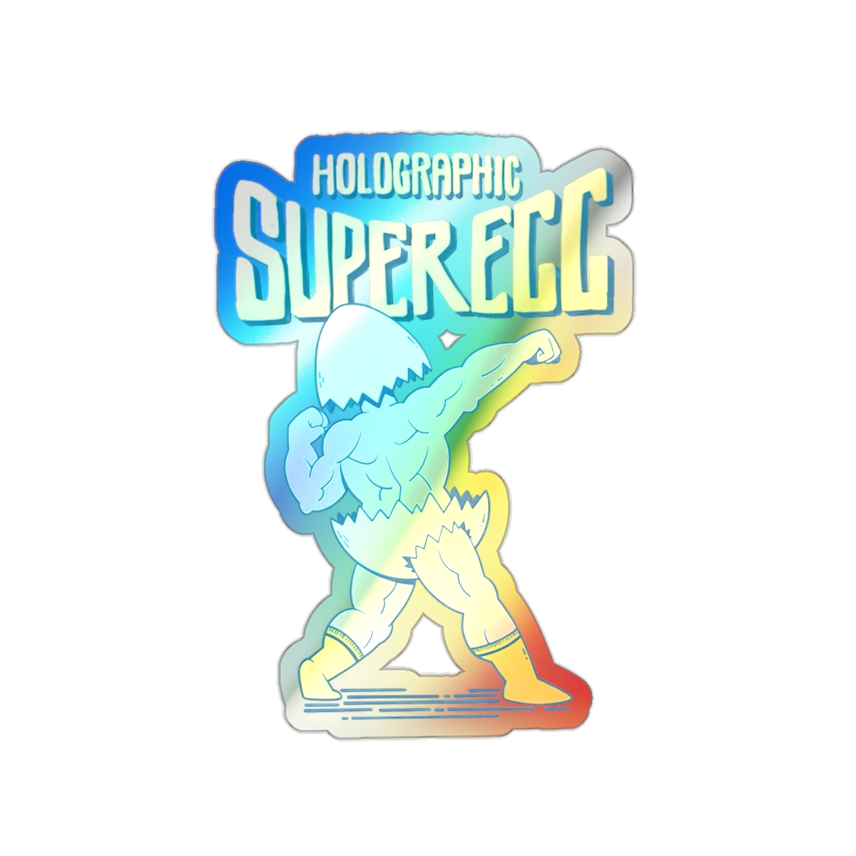 FN Super Egg Holographic Die-cut Stickers product main image