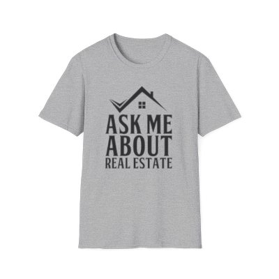 Realtor Tee - Ask me about real estate