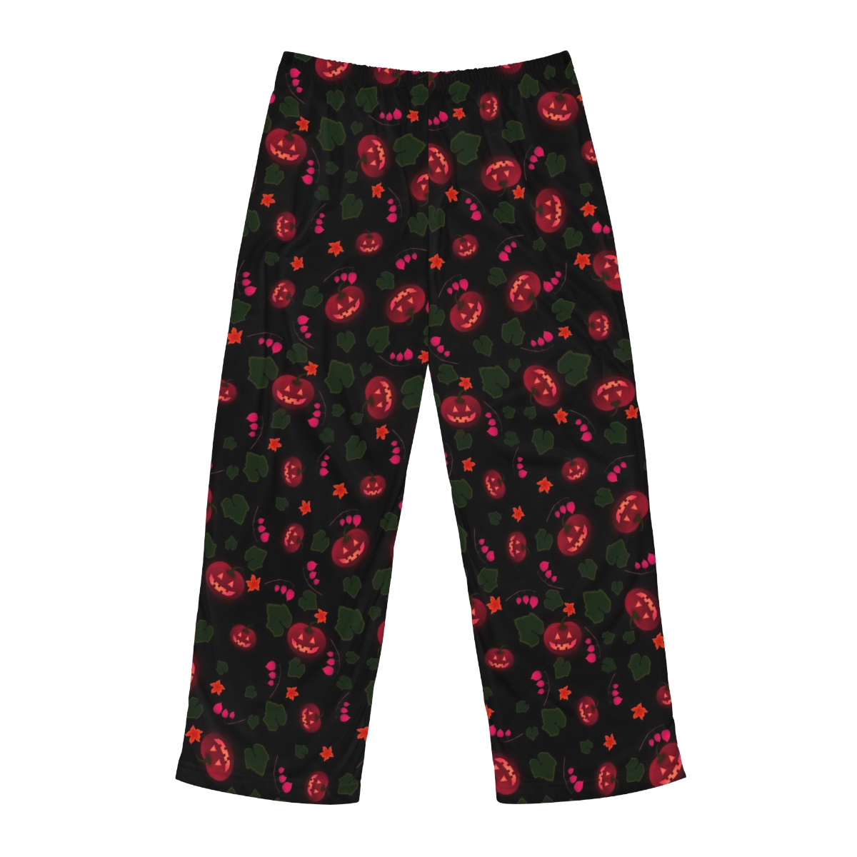 "Pinkish Glow Pumpkin garden" Men's Pajama Pants  product thumbnail image