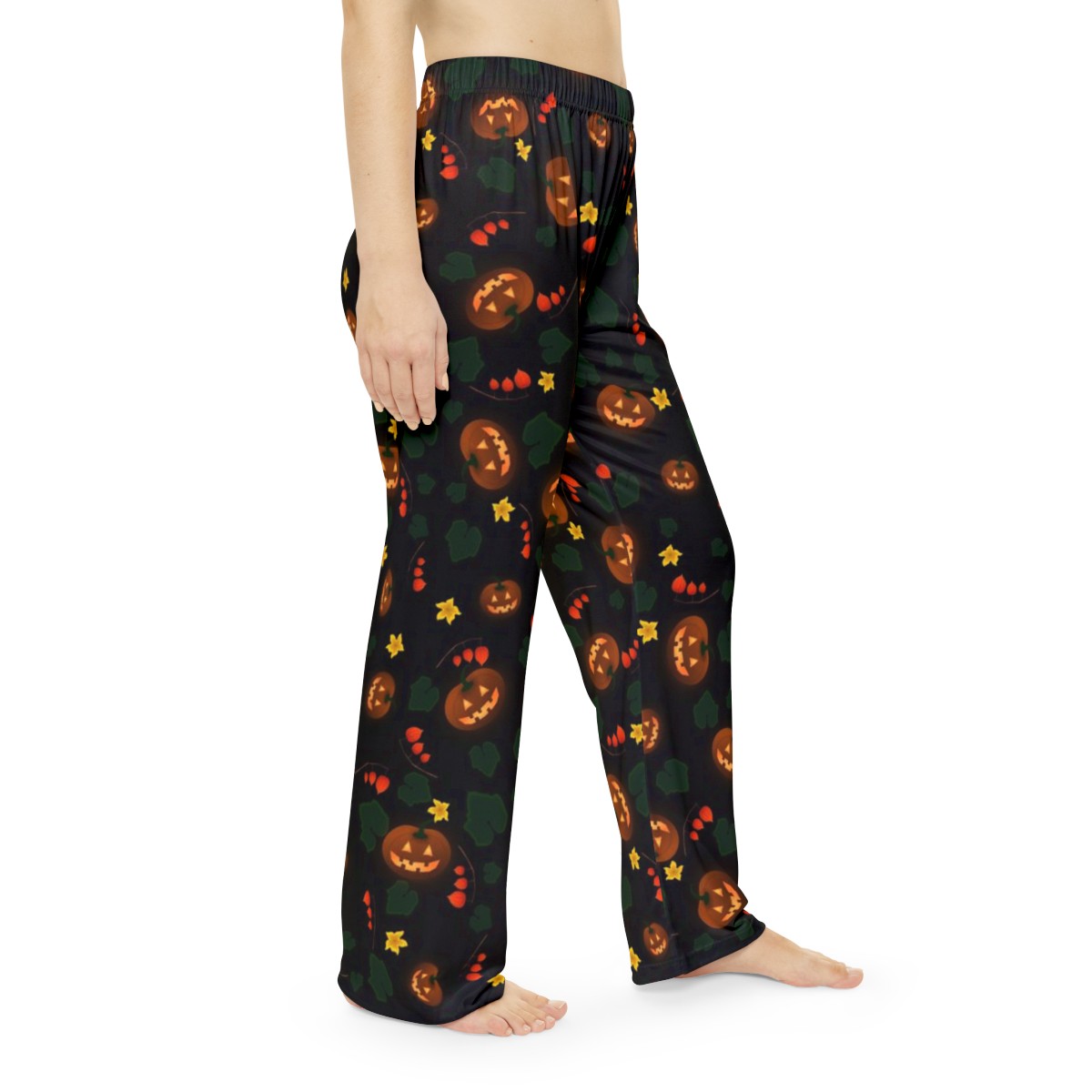"Pumpkin Glow Garden" Women's Pajama Pants product thumbnail image
