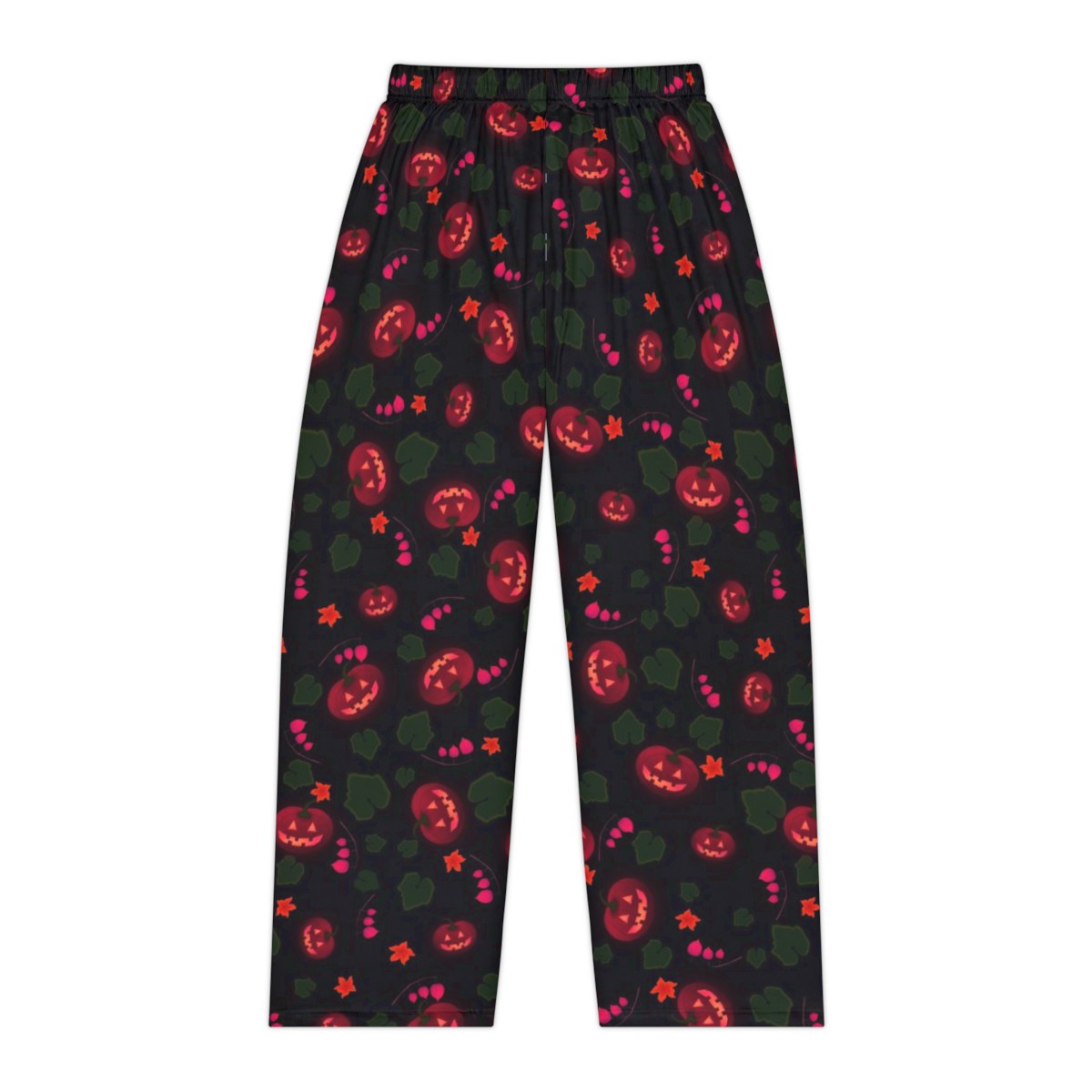 "Pinkish Glow Pumpkin Garden" Women's Pajama Pants product thumbnail image